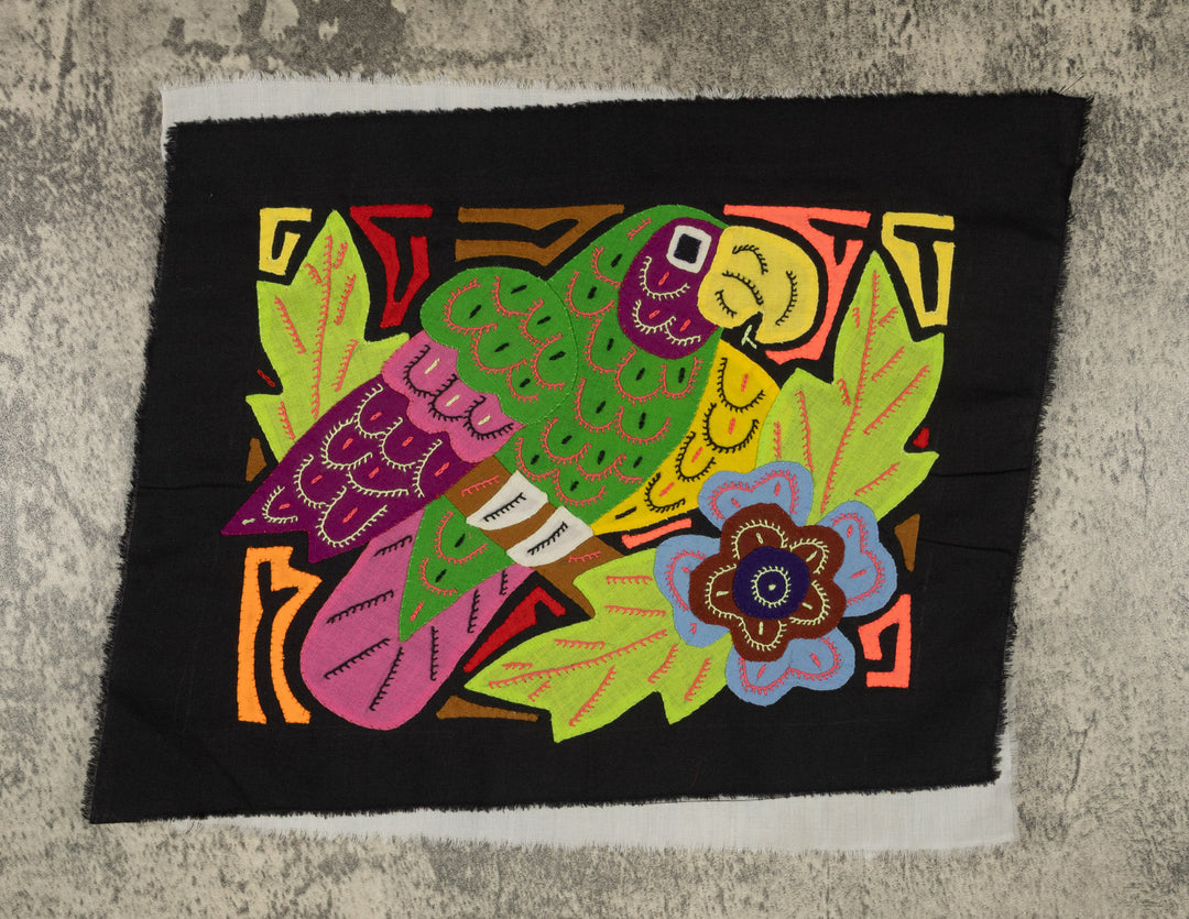 Multi-Color Parrot Bird Green And Pink Molita