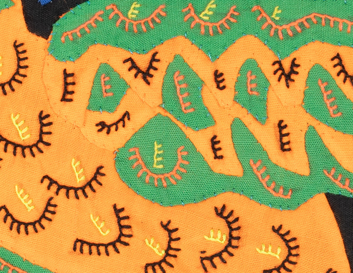 Multicolor Orange And Green Bird Molita