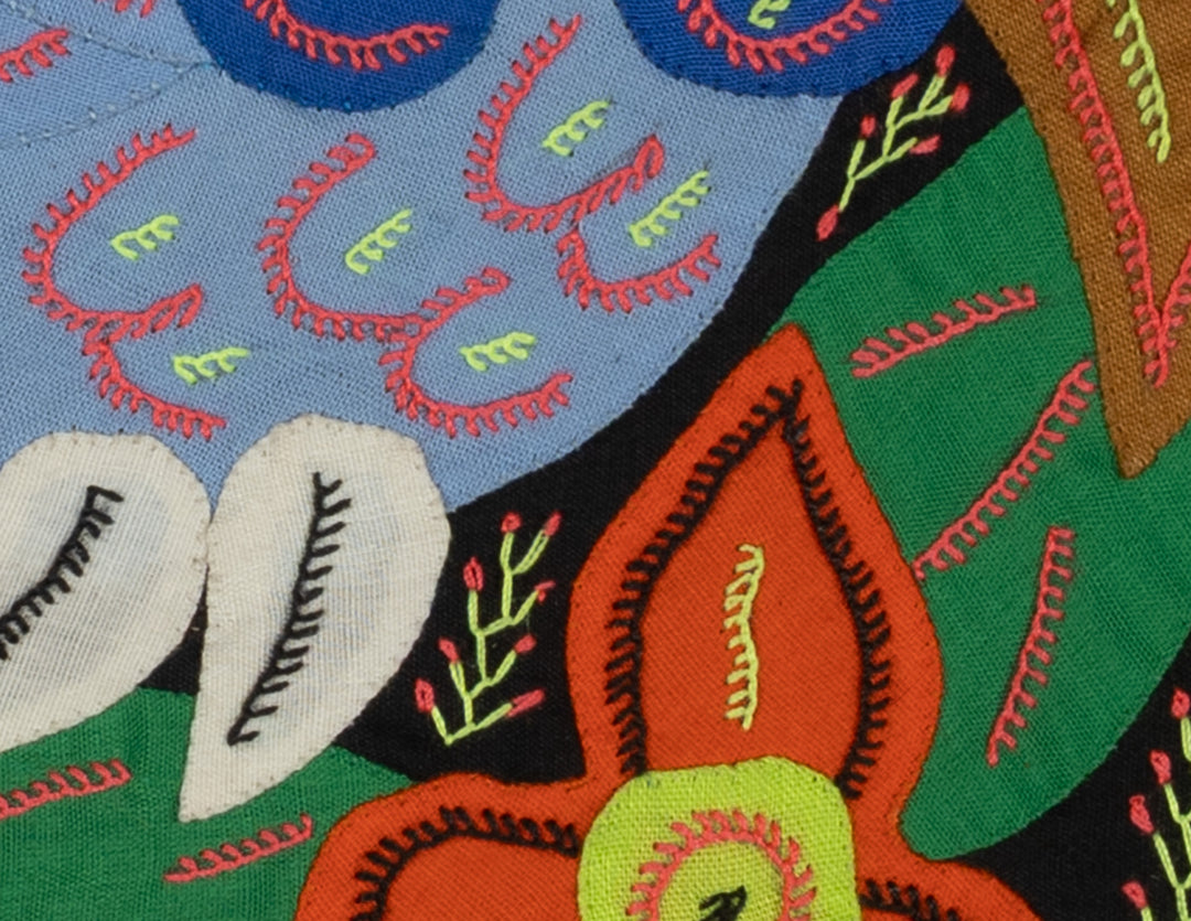 Multi-Color Bird Blue Molita