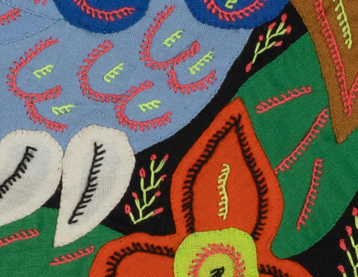 Multi-Color Bird Blue Molita