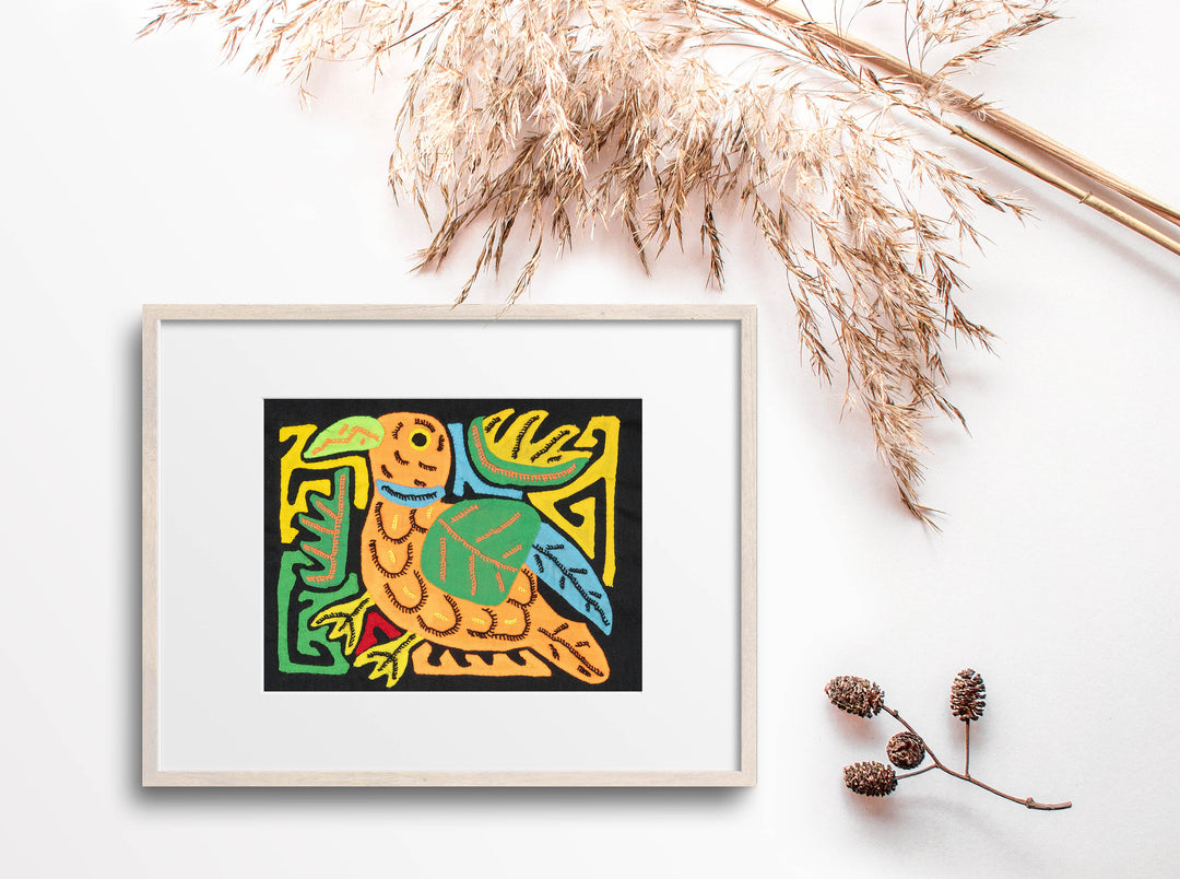 Multicolor Orange Bird Molita