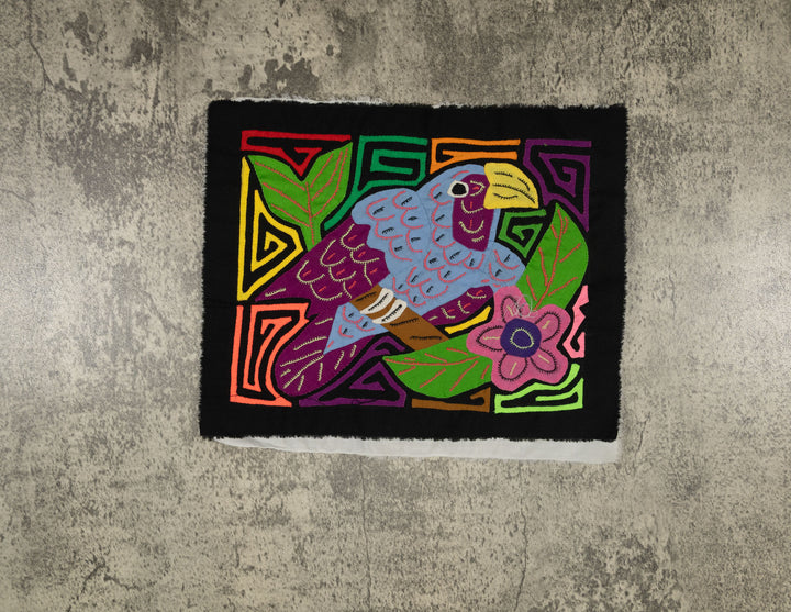 Multi-Color Bird Gray And Purple Molita