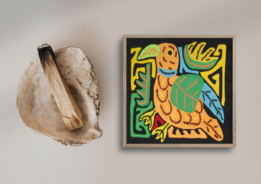 Multicolor Orange Bird Molita