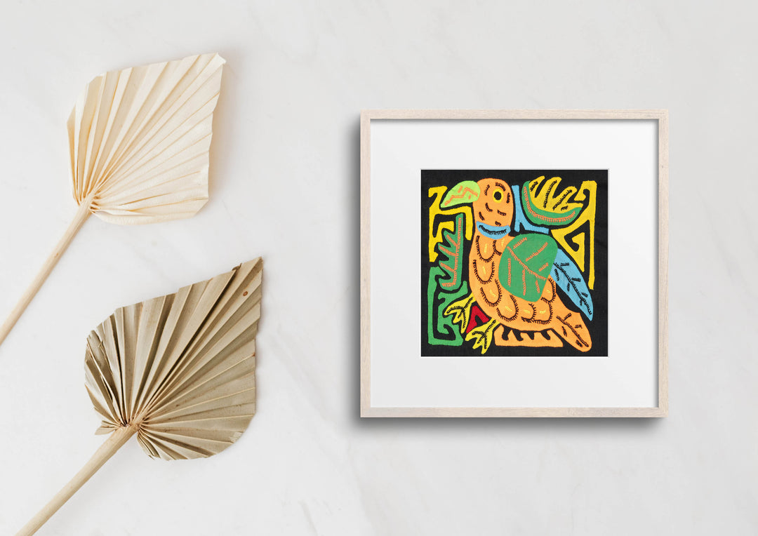 Multicolor Orange Bird Molita