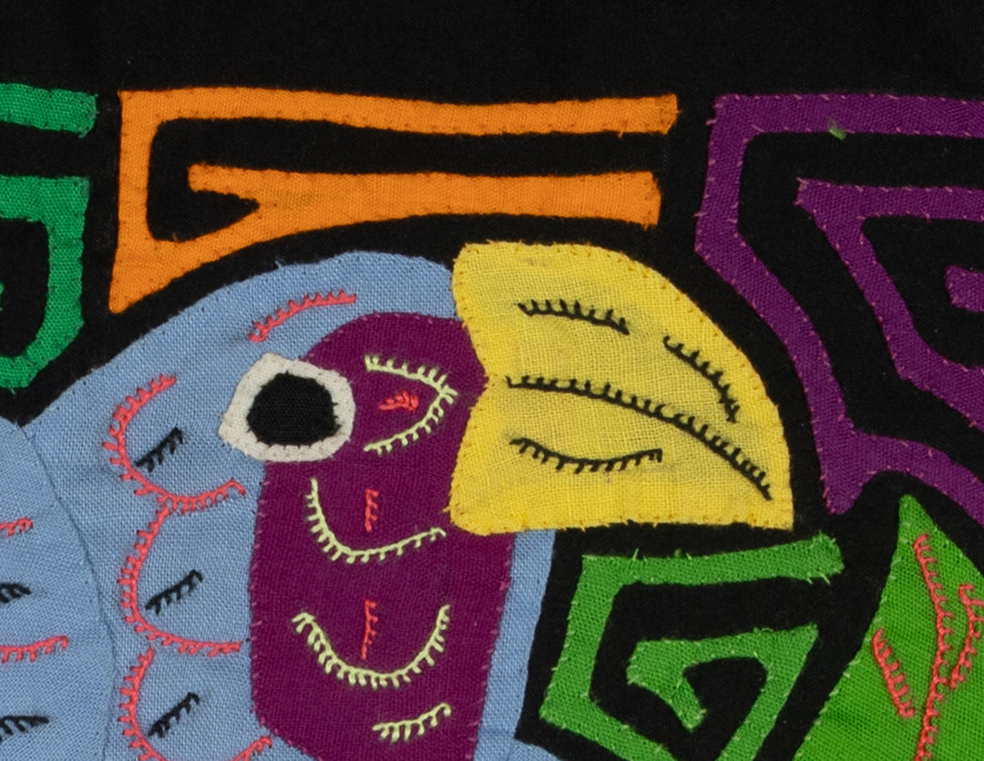 Multi-Color Bird Gray And Purple Molita