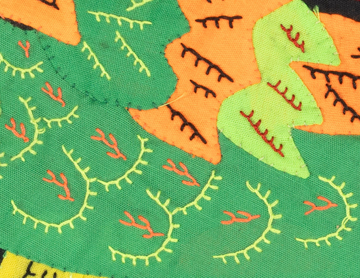 Multicolor Orange And Green Bird Molita