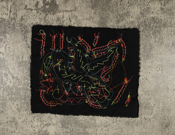 Multi-Color Bird Blue And Orange Molita