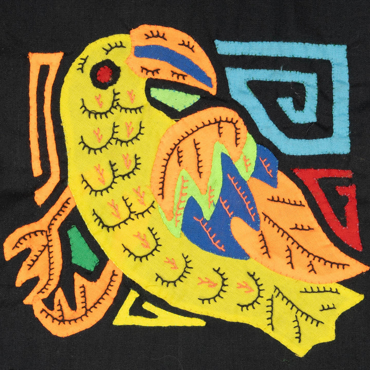 Multicolor Orange And Chartruce Bird Molita