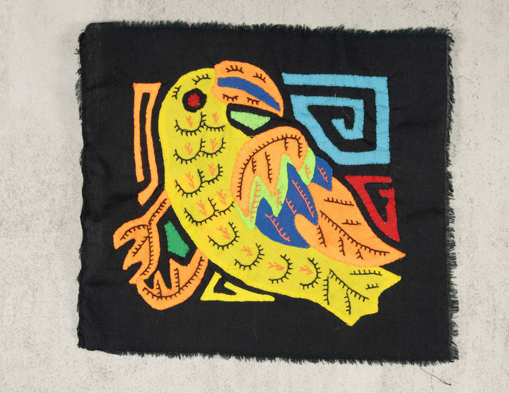 Multicolor Orange And Chartruce Bird Molita