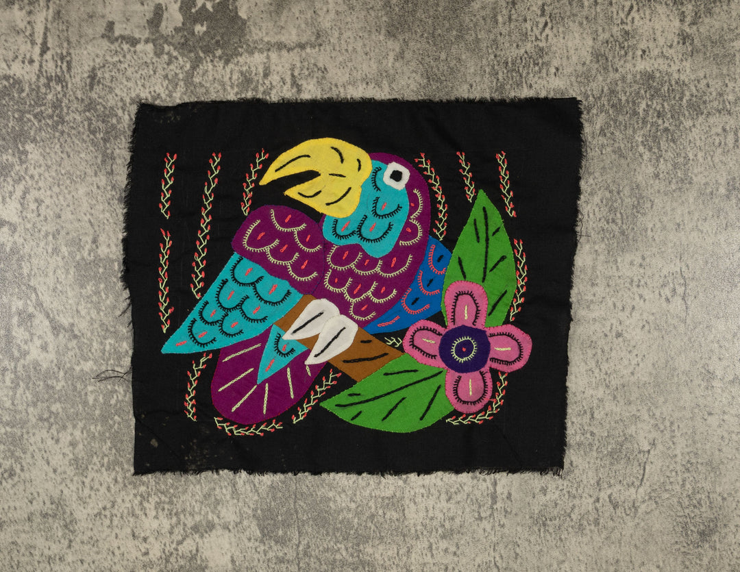 Multi-Color Bird Blue And Purple Molita