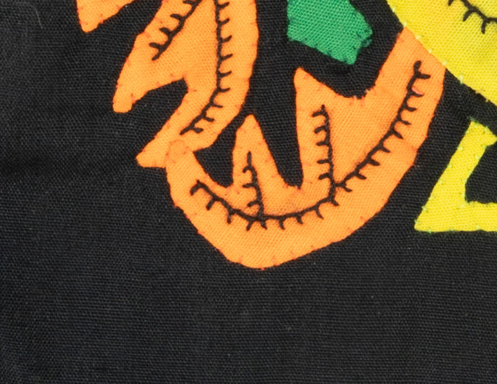 Multicolor Orange And Chartruce Bird Molita