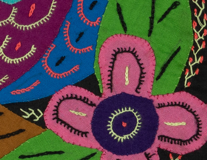 Multi-Color Bird Blue And Purple Molita