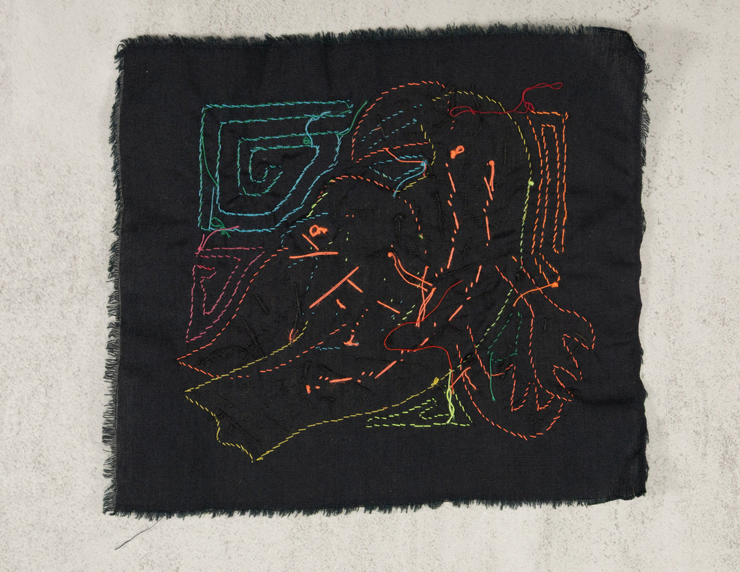 Multicolor Orange And Chartruce Bird Molita