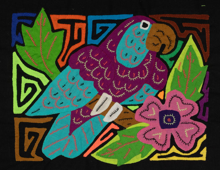 Multi-Color Bird Purple And Blue Molita