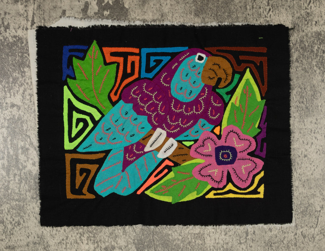 Multi-Color Bird Purple And Blue Molita