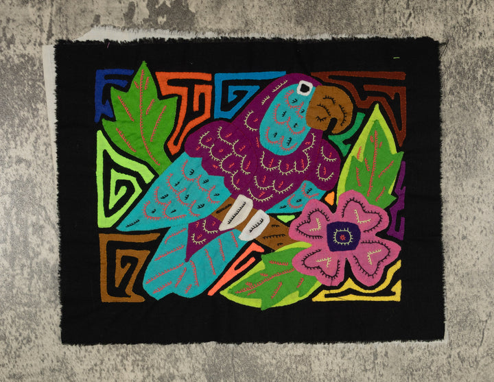 Multi-Color Bird Purple And Blue Molita