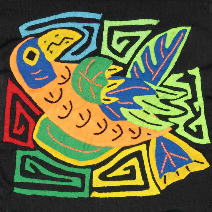 Multicolor Orange And Blue Bird Molita