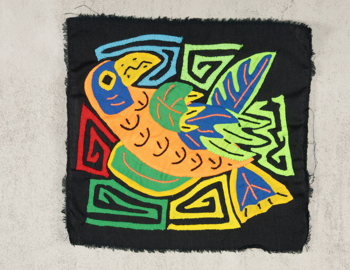 Multicolor Orange And Blue Bird Molita