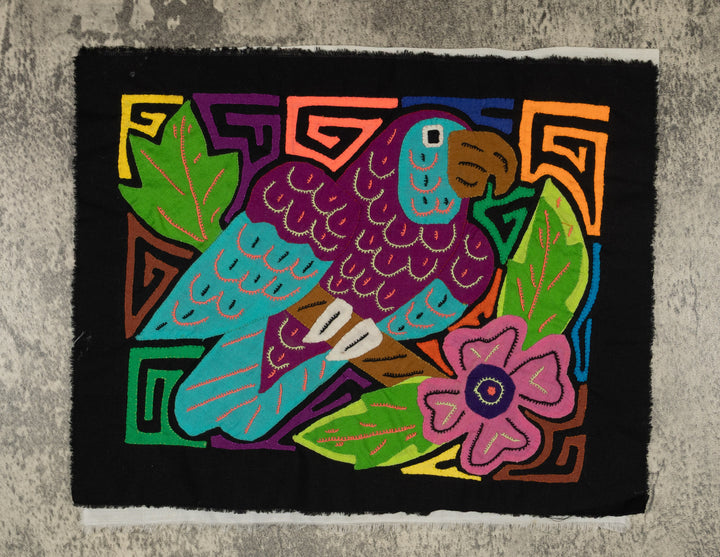 Multi-Color Bird Purple And Blue Molita