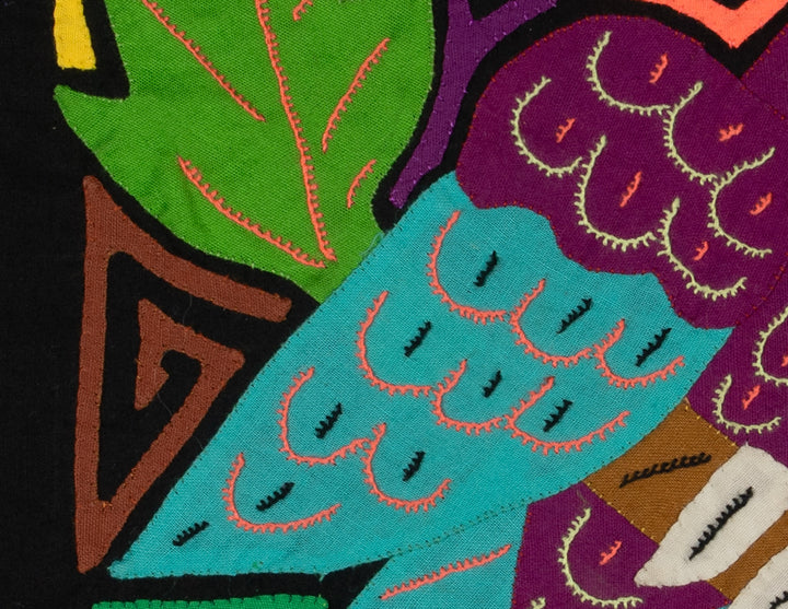 Multi-Color Bird Purple And Blue Molita