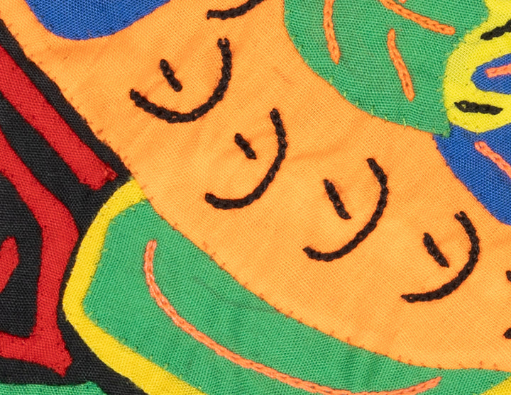 Multicolor Orange And Blue Bird Molita