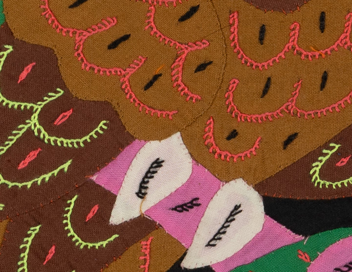 Multi-Color Parrot Bird Pink And Brown Molita