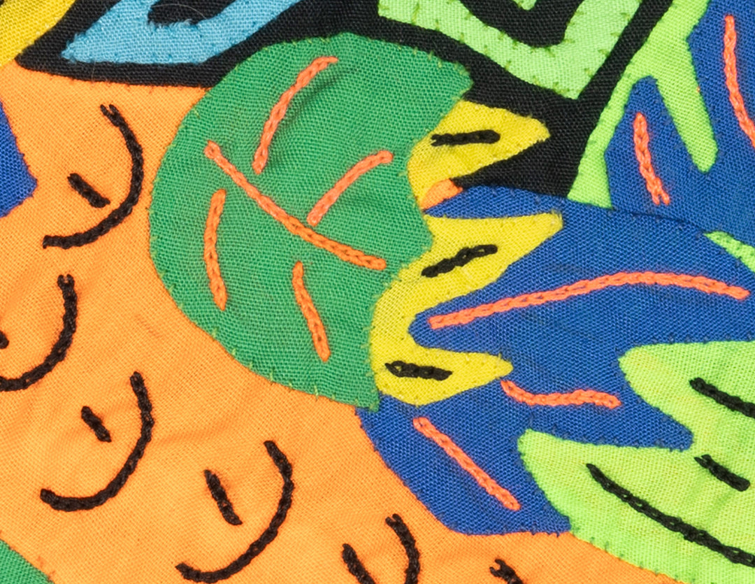 Multicolor Orange And Blue Bird Molita