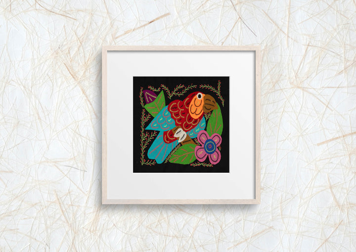 Multi-Color Parrot Bird Blue And Red Molita