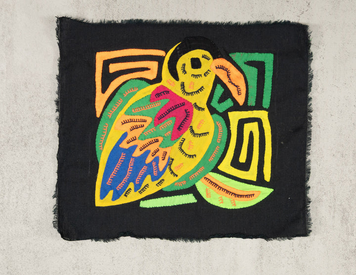 Multicolor Yellow Red And Blue Bird Molita