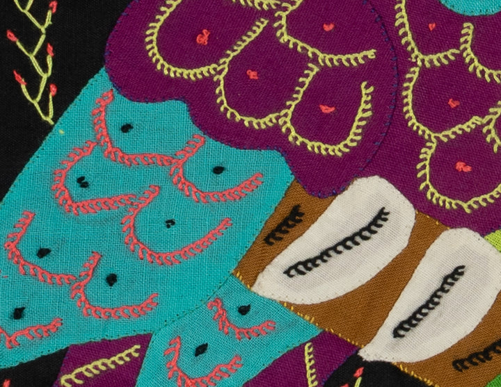 Multi-Color Parrot Bird Blue And Purple Molita