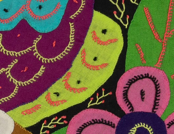 Multi-Color Parrot Bird Blue And Purple Molita