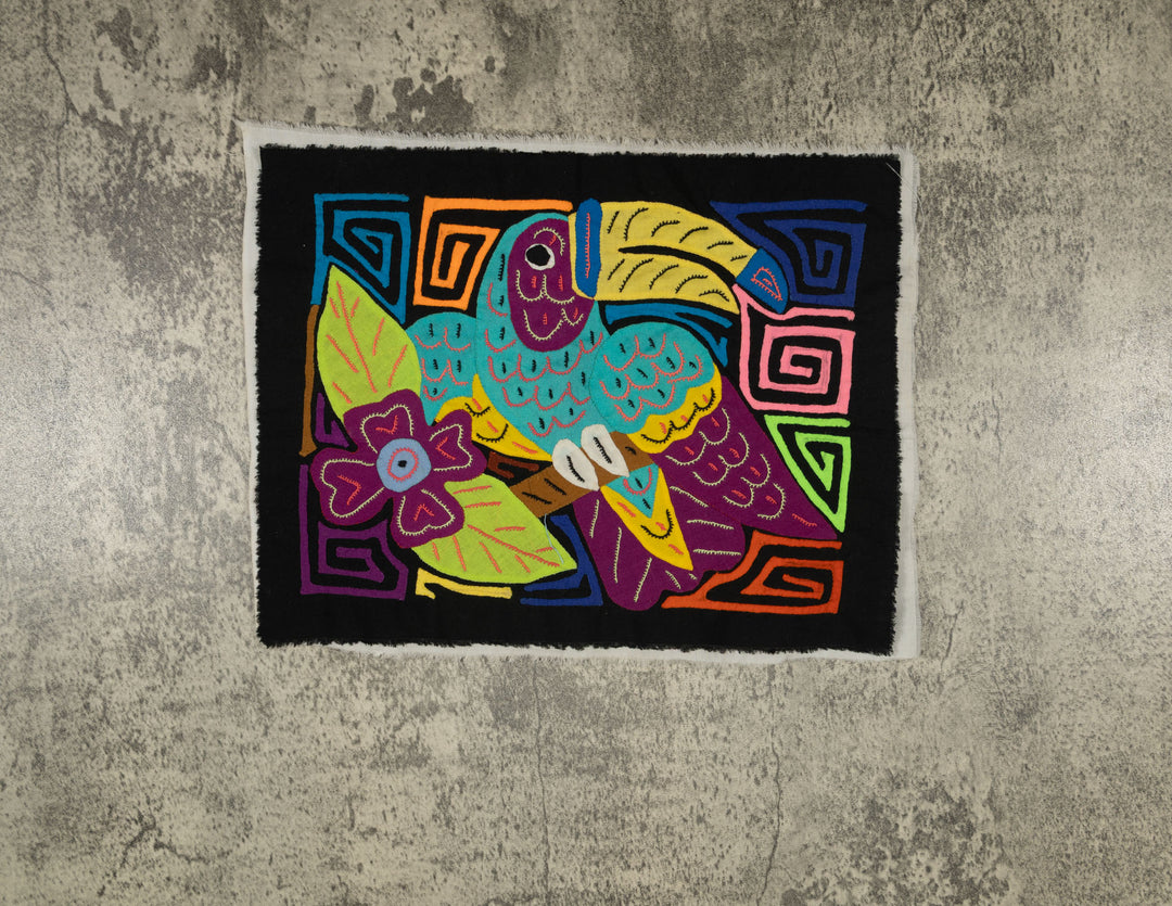 Multi-Color Toucan Bird Blue And Purple Molita