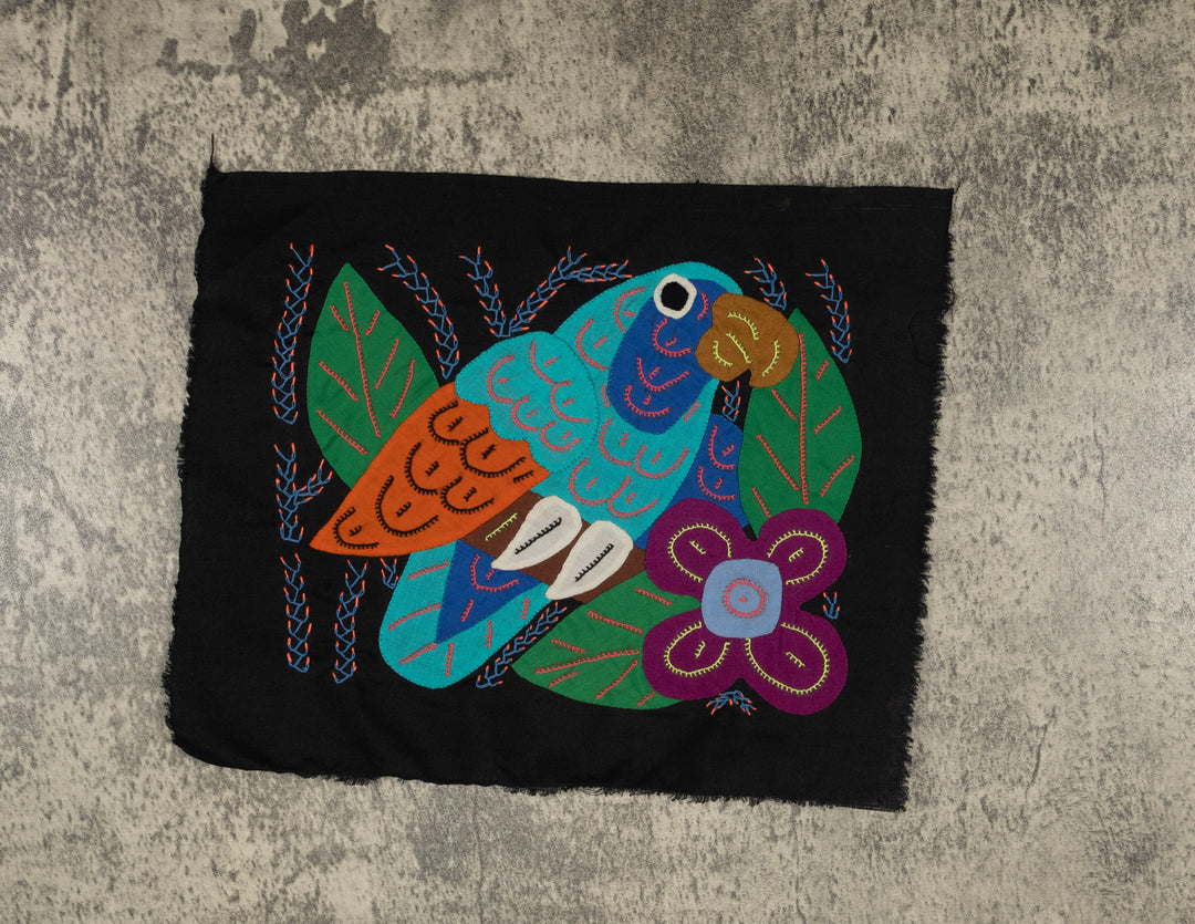 Multi-Color Parrot Bird Blue And Gold Molita