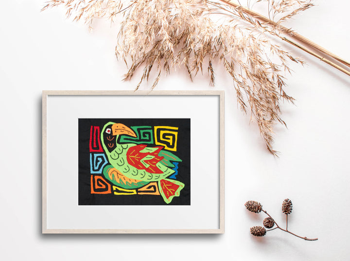 Red And Green Bird Molita