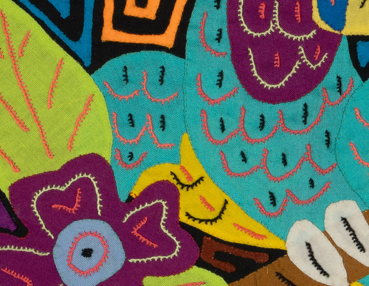 Multi-Color Toucan Bird Blue And Purple Molita