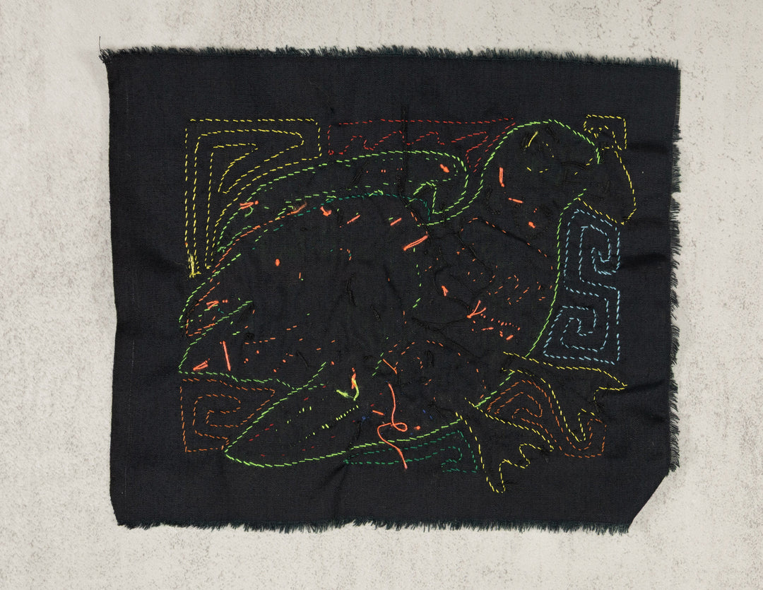 Multicolor Green And Orange Bird Molita