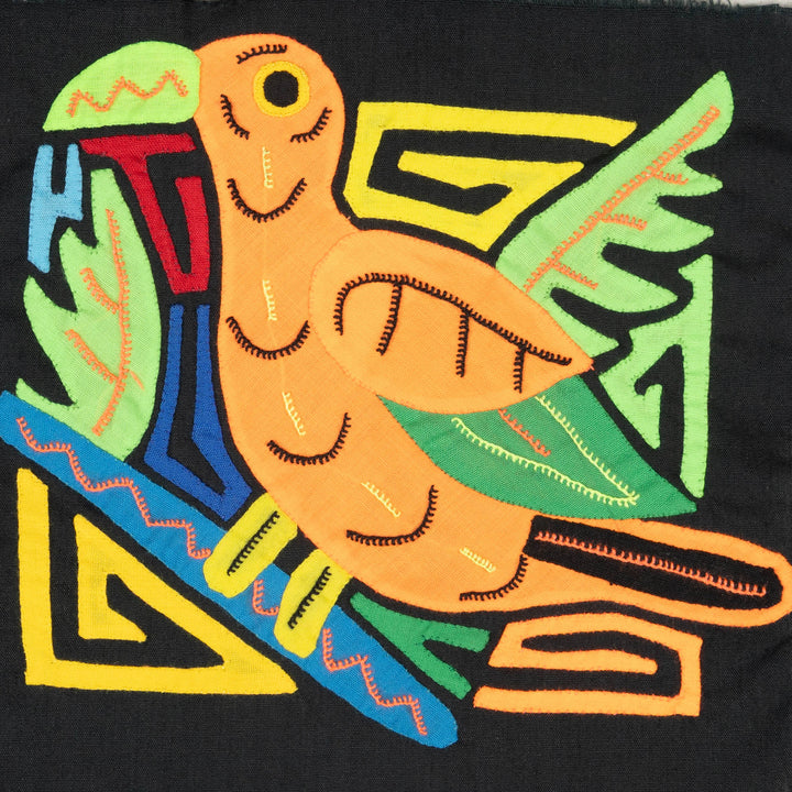 Multicolor Orange And Green Bird Molita