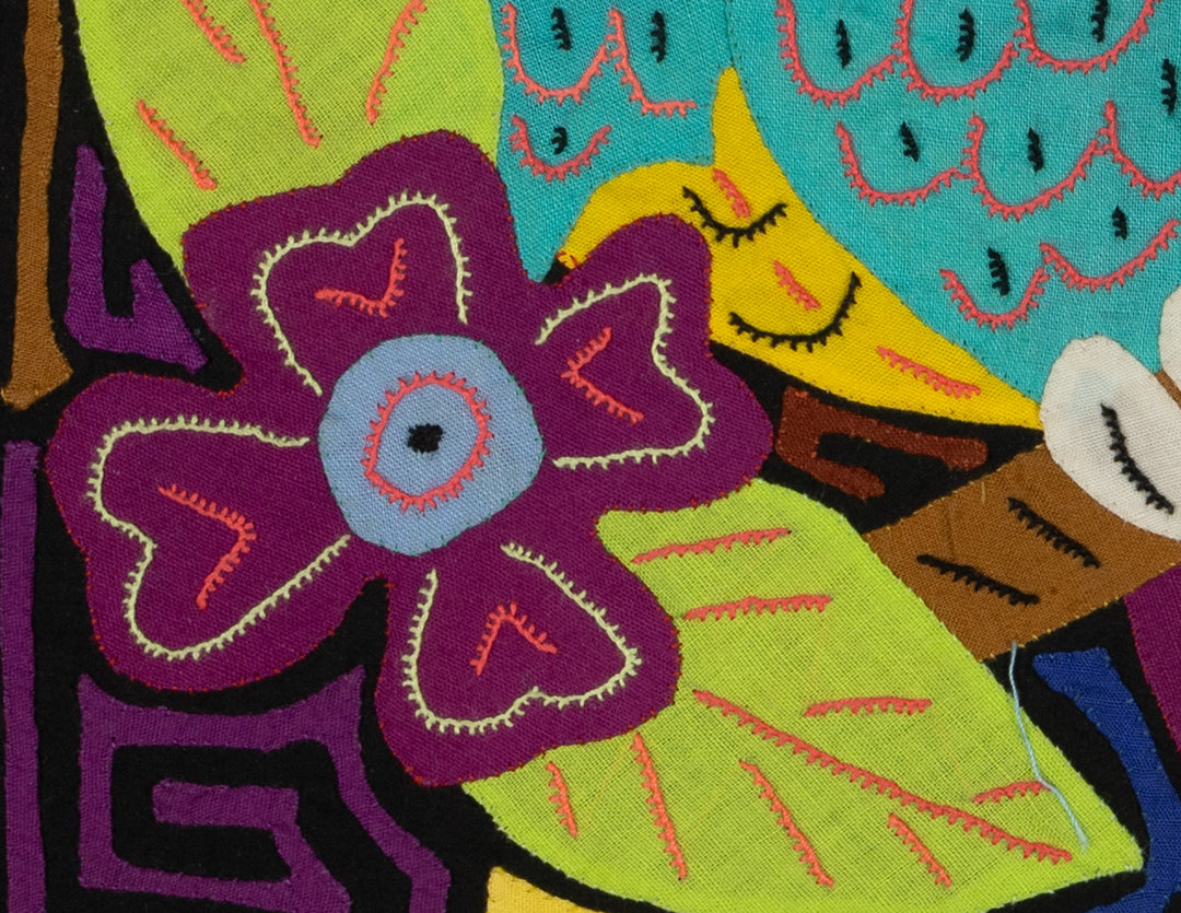 Multi-Color Toucan Bird Blue And Purple Molita