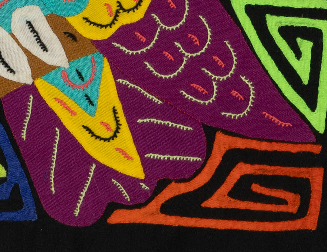 Multi-Color Toucan Bird Blue And Purple Molita