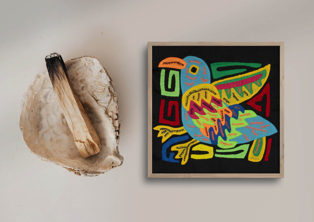 Multi-Color Parrot Bird Blue And Yellow Molita