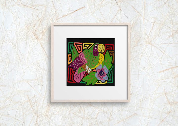 Multi-Color Parrot Bird Green And Pink Molita