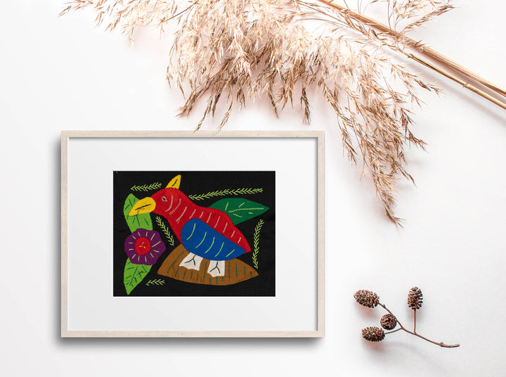 Multi-Color Parrot Bird Blue And Red Molita