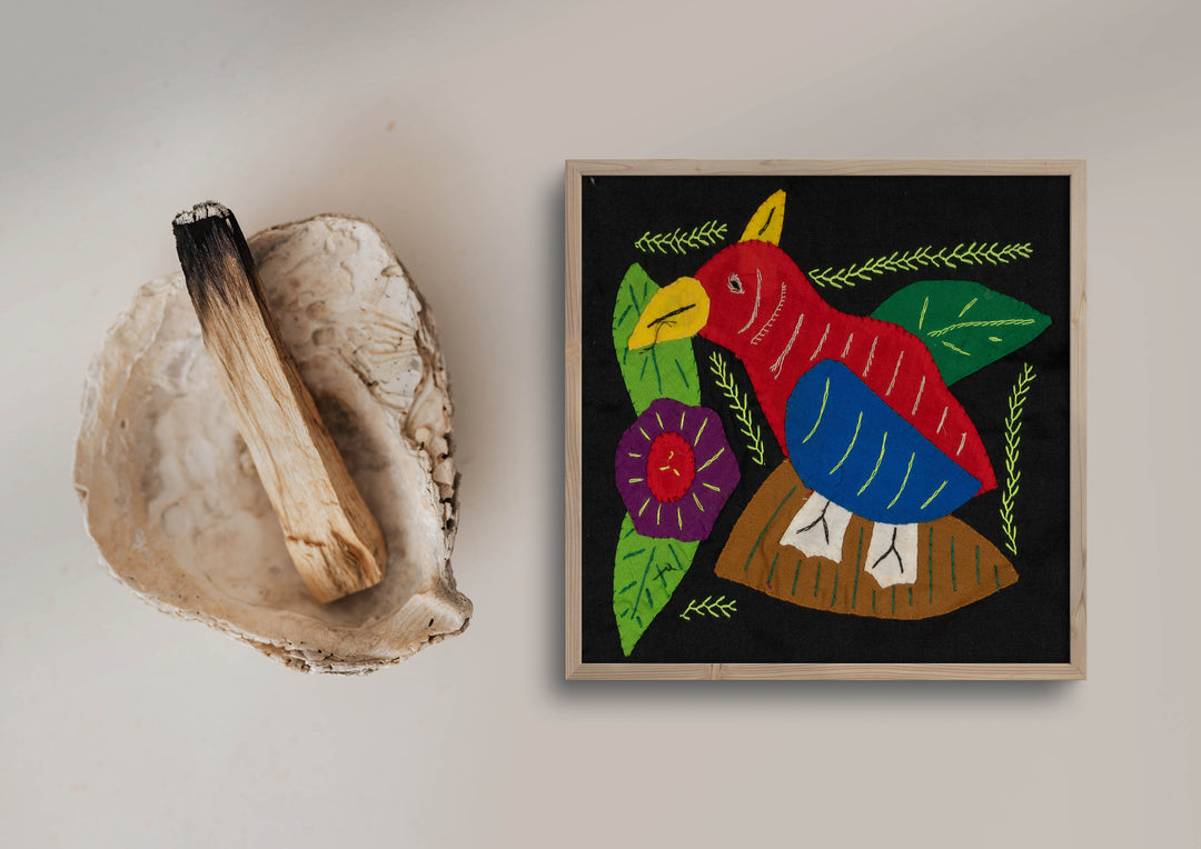 Multi-Color Parrot Bird Blue And Red Molita