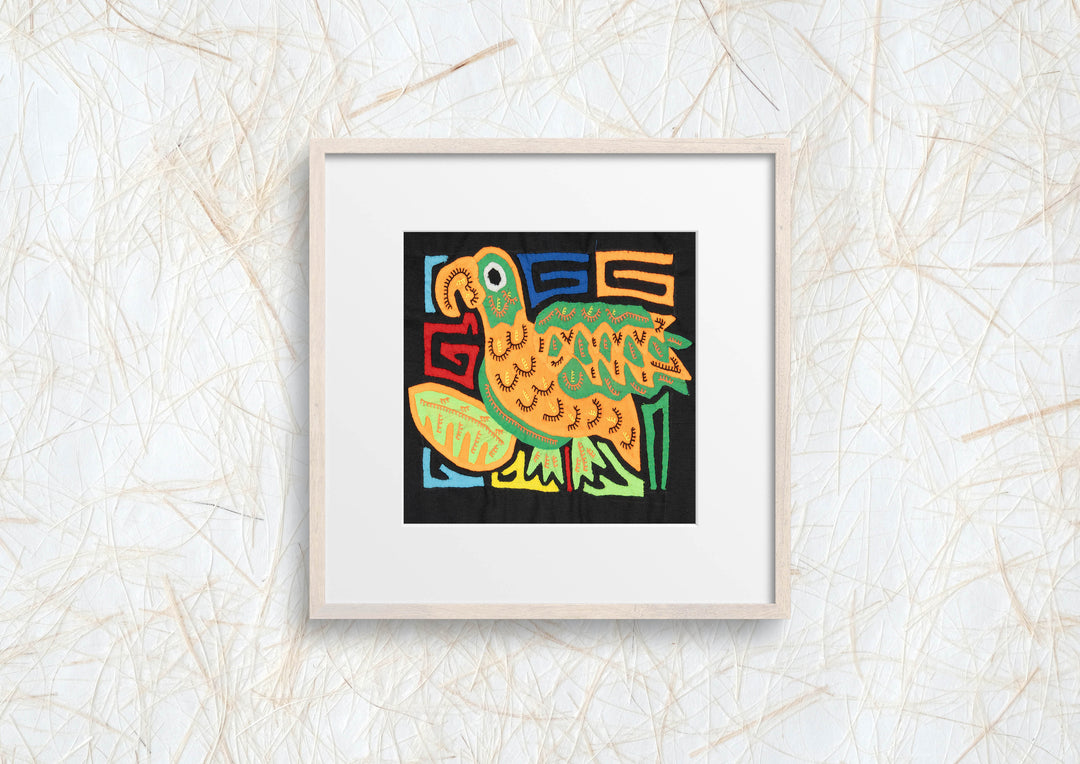 Multicolor Orange And Green Bird Molita