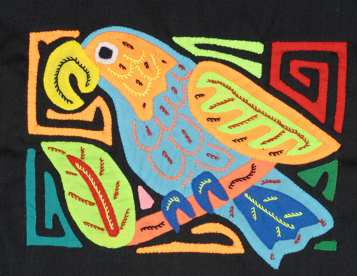 Multicolor Orange And Blue Bird Molita