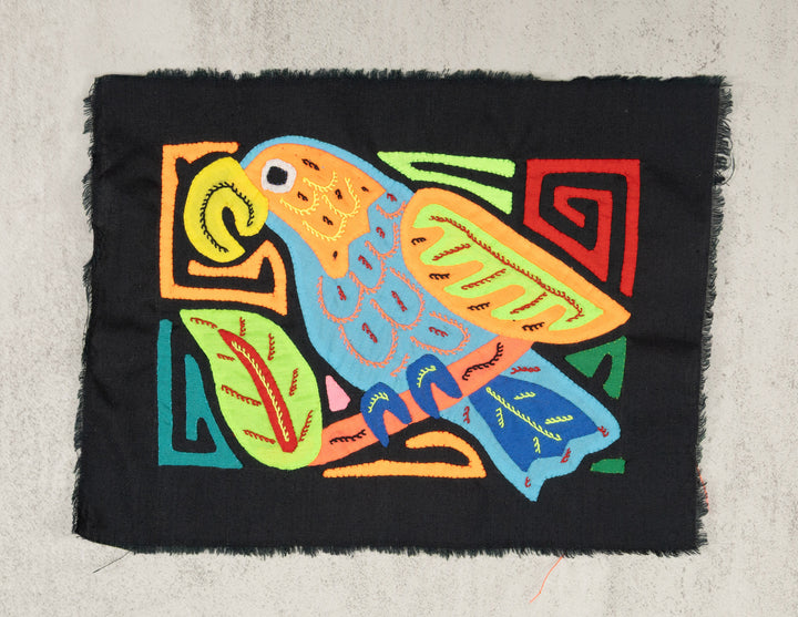 Multicolor Orange And Blue Bird Molita