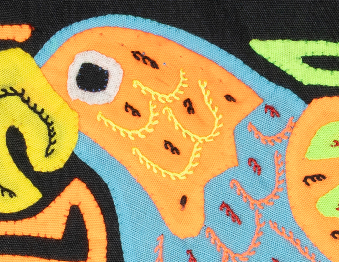 Multicolor Orange And Blue Bird Molita