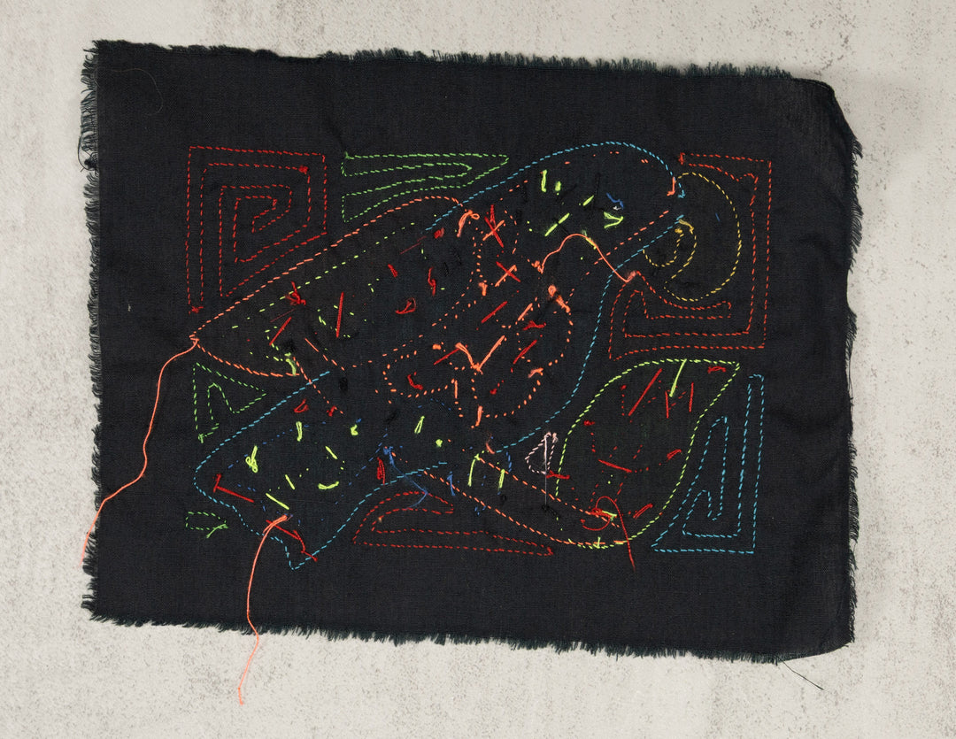 Multicolor Orange And Blue Bird Molita