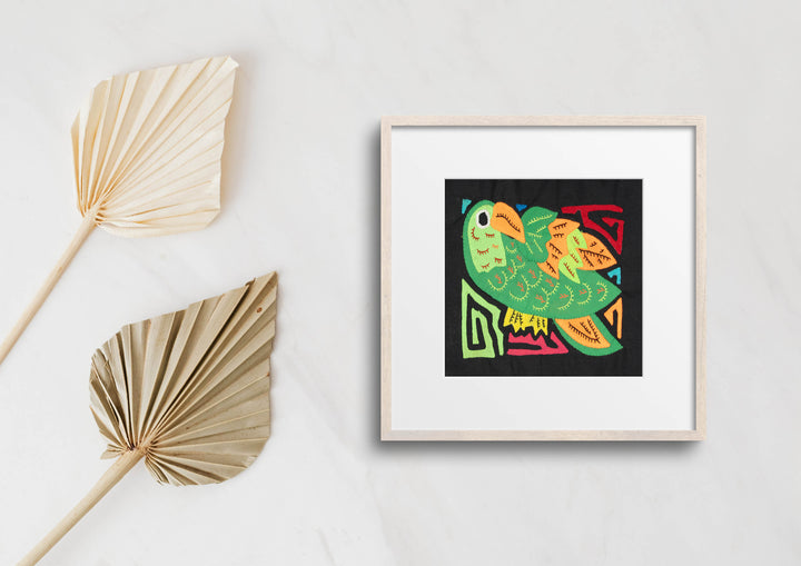 Multicolor Orange And Green Bird Molita