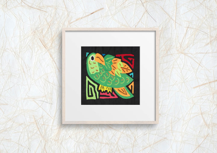 Multicolor Orange And Green Bird Molita